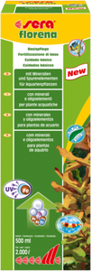 Sera Florena Plantenvoeding 500ml - Essentiële Mineralen en IJzercomplexen voor Gezonde Aquariumplanten & Algenpreventie