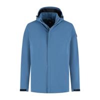 Travelin' Men - Waterproof jack - Blauw - Maat XXL