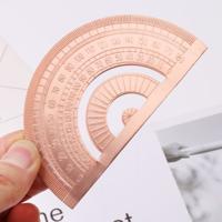 Protractor liniaal tekening meting math tool studenten briefpapier metalen hoek liniaal Protractor liniaal tekening meting math tool studenten briefpapier metalen hoek liniaal