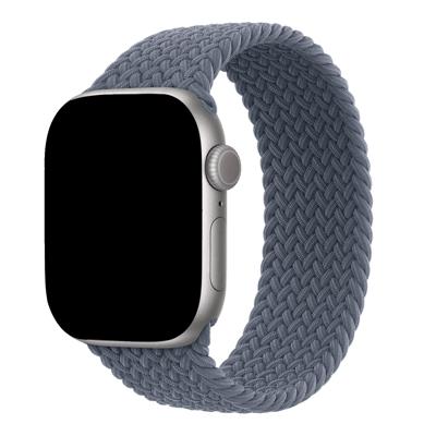 Apple Watch Bandje Onyx - Gevlochten - Solo - Nylon - Ankerblauw - Apple Watch Bandje Onyx - Gevlochten - Solo - Nylon - Ankerblauw -
