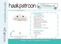 Patroonboekje Wolkje Muziekdoosje - thumbnail