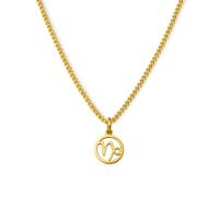 Minimalistische sterrenbeeld ketting - Stainless steel - Goud - Steenbok - Capricornus