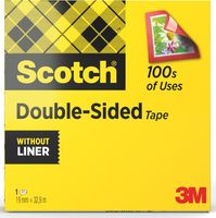 Scotch dubbelzijdige plakband ft 19 mm x 33 m - thumbnail