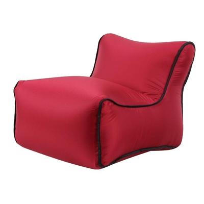 Waterdichte mini opblaasbare baby zetels SofaChair meubilair Bean Bag Seat kussen (wijn rode stoel)