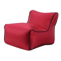 Waterdichte mini opblaasbare baby zetels SofaChair meubilair Bean Bag Seat kussen (wijn rode stoel)