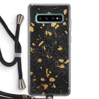 Terrazzo N°7: Samsung Galaxy S10 Plus Transparant Hoesje met koord