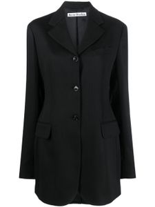 Acne Studios blazer à simple boutonnage - Noir