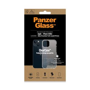 PanzerGlass ClearCase iPhone 13 Mini antibacterieel hoesje - Doorzichtig