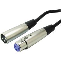 Kash KASH XLR Verbindingskabel [1x XLR-bus - 1x XLR-stekker] 2.00 m Zilver