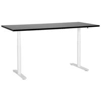 Beliani-DESTINAS-Elektrisch Verstelbaar bureau-Zwart|Wit-180 cm-MDF