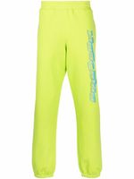 Moschino pantalon de jogging à logo imprimé - Vert - thumbnail