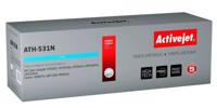 Activejet tonercartridge ATH-531N (vervangt HP 304A CC531A, Canon CRG-718C; Supreme; 3200 pagina's; blauw)