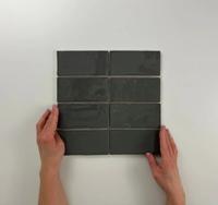 Atlas Graphite Brillo 7,5x15 wandtegels