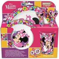 Kinderen servies set Minnie Mouse Minnie Bold Florals 5 Onderdelen