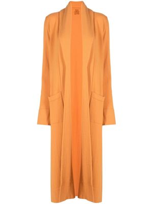 Teddy Cashmere cardigan en cachemire Venzia à design ouvert - Orange