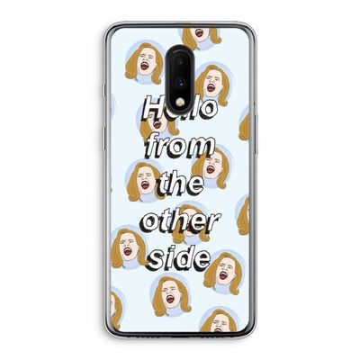 Hello: OnePlus 7 Transparant Hoesje