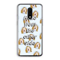 Hello: OnePlus 7 Transparant Hoesje