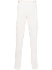 Zegna pantalon de costume en coton stretch - Blanc