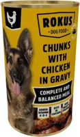 Rokus Chunks Adult hondenvoer kip 1,24kg