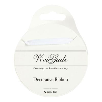 Creativ Company Decoratie lint wit, 15m