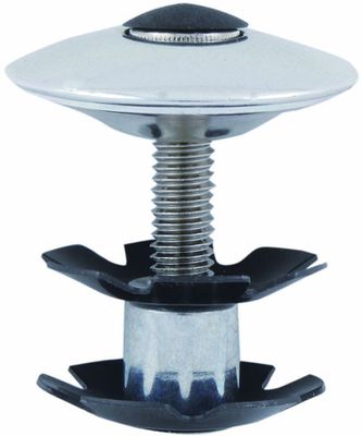 M-Wave Balhoofdplugklauw 1-1/8" - zilver