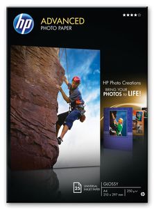 HP Advanced fotopapier ft A3, 250 g, pak van 20 vel, glanzend