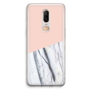 A touch of peach: OnePlus 6 Transparant Hoesje
