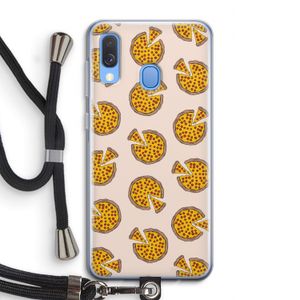 You Had Me At Pizza: Samsung Galaxy A40 Transparant Hoesje met koord