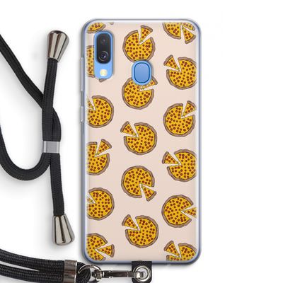 You Had Me At Pizza: Samsung Galaxy A40 Transparant Hoesje met koord