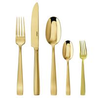 Sambonet Bestekset Flat - Goud - 30 delig / 6 personen - thumbnail