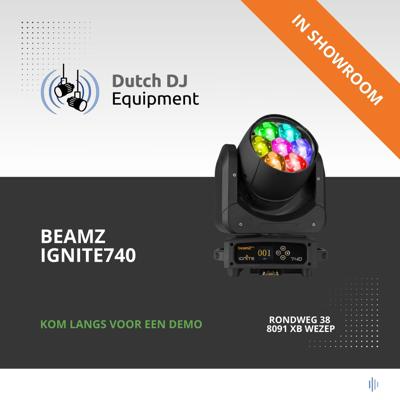 Beamz Ignite 740 Zoom wash movinghead