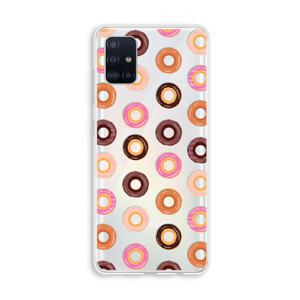 Donuts: Galaxy A51 4G Transparant Hoesje