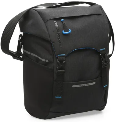 Enkele fietstas / pakaftas New Looxs Low Rider - Black - 11 ltr.