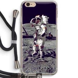 Spaceman: iPhone 6 / 6S Transparant Hoesje met koord