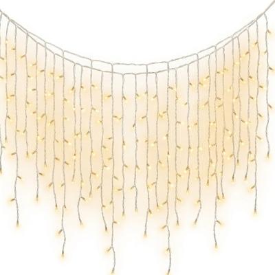 Ijspegelverlichting lichtsnoer - 1000 led lampjes - warm wit - 100 strengen - 500 x 50 cm