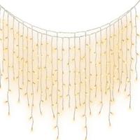 Ijspegelverlichting lichtsnoer - 1000 led lampjes - warm wit - 100 strengen - 500 x 50 cm