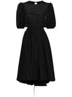 Cecilie Bahnsen robe Ursula à coupe mi-longue - Noir