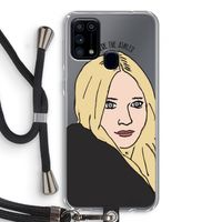 Ashley: Samsung Galaxy M31 Transparant Hoesje met koord