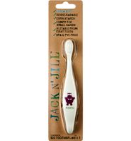 Jack N' Jill Jack N' Jill Bio Toothbrush Hippo Extra Soft (1st) - thumbnail