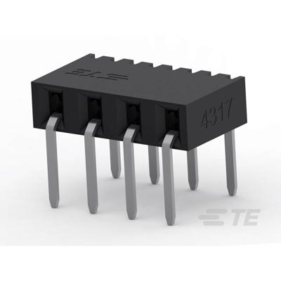 TE Connectivity 2314928-4 Female header, inbouw (standaard) Inhoud: 1 stuk(s) Tube