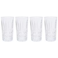 Waterglazen - 4x - 300 ml - longdrinkglazen - vaatwasserbestendig