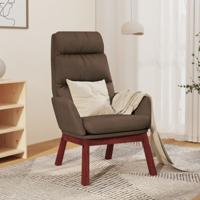 Relaxstoel stof taupe
