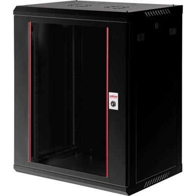 Roline 26.21.0287 19inch-wandkast (b x h x d) 600 x 912 x 450 mm 18 HE Zwart (RAL 9005)