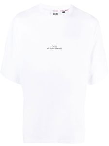 GCDS t-shirt à logo imprimé - Blanc