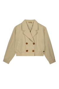 Like Flo zomer trenchcoat jas meisjes teens - zand - cropped - Akon