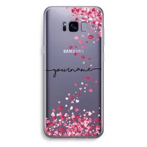 Hartjes en kusjes: Samsung Galaxy S8 Plus Transparant Hoesje