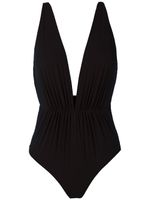 Clube Bossa maillot de bain Clavert à col v profond - Noir