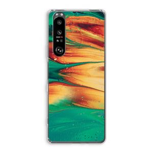 Green Inferno: Sony Xperia 1 III Transparant Hoesje