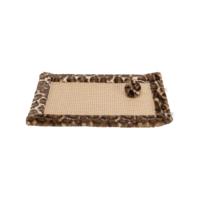 Krabpaal voor Katten Trixie Leo Bruin Polyester Sisal EVA 55 x 35 cm Tapijt