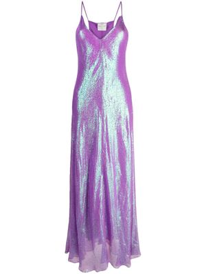 Forte Forte robe longue en jacquard - Violet